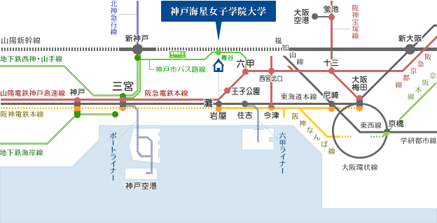 バス 路線 図 阪神